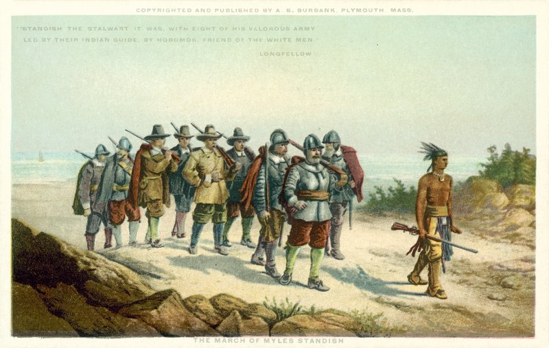 Myles Standish Yürüyüşü by American School