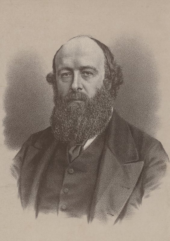 Robert Gascoyne-Cecil, 3. Salisbury Markisi, Britanya Başbakanı 1885-1886, 1886-1892 ve 1895-1902 by English Photographer