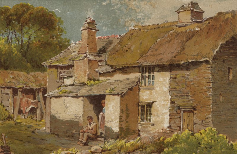 Ilfracombe, Kuzey Devon yakınlarındaki çiftlik evi by English School
