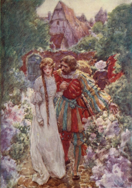 Bahçede Faust ve Margherita by English School
