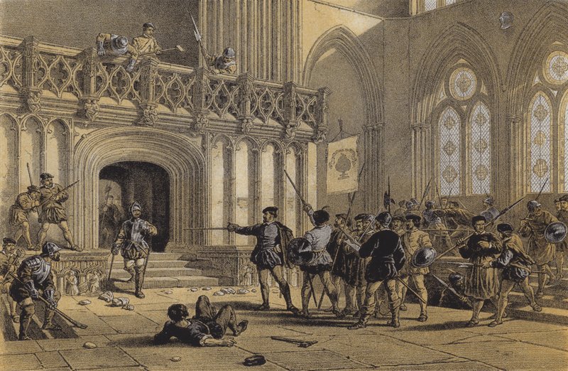 Glasgow (St Mungos) Katedrali, İç by English School