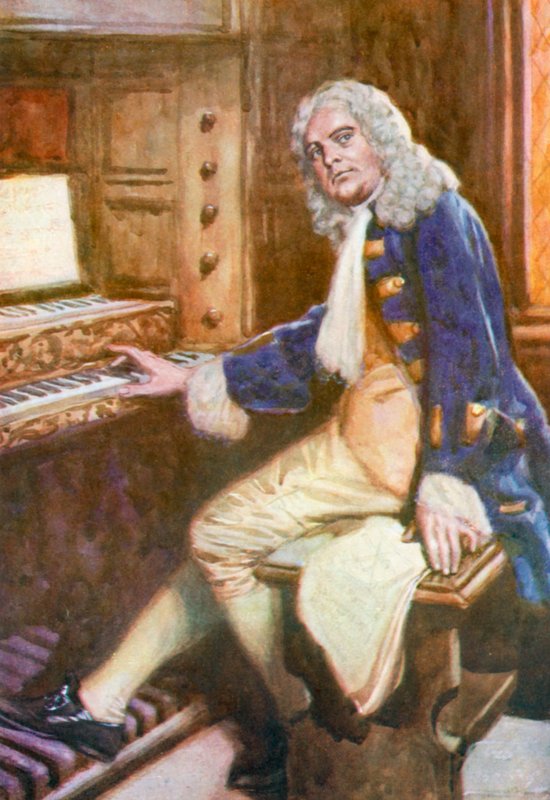 Handel, Hallelujah Korosu üzerinde çalışıyor by English School