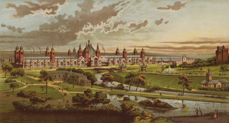 Uluslararası Sanayi, Bilim ve Sanat Sergisi, Glasgow, 1888 by English School