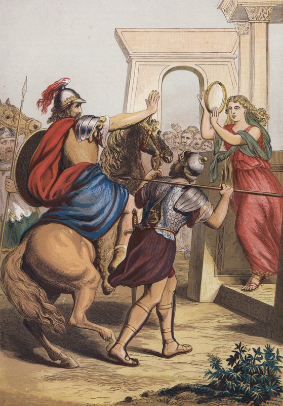 Jephthah kızıyla buluşuyor by English School