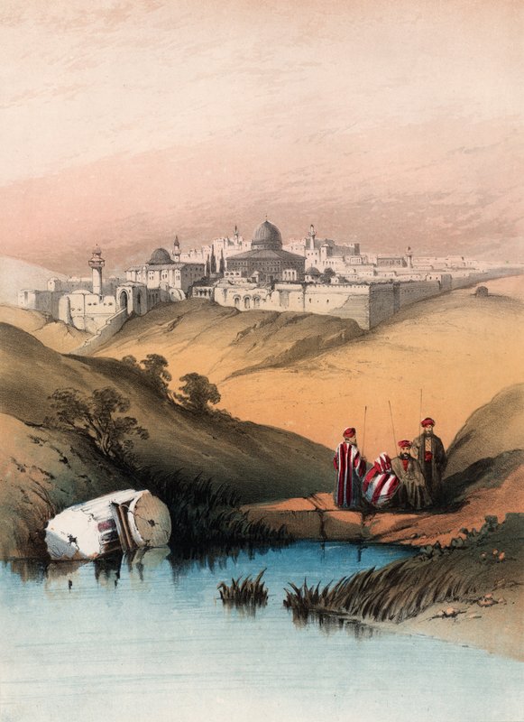 Jeosophat vadisinden Kudüs by English School