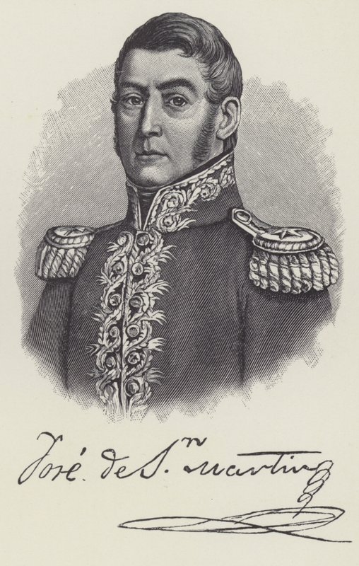 Jose de San Martin, Arjantinli general by English School