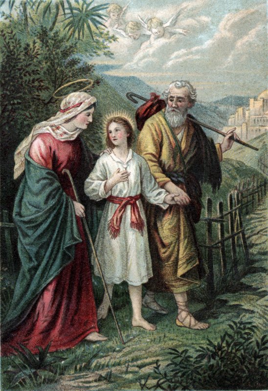 Yusuf ve Meryem İsa ile by English School