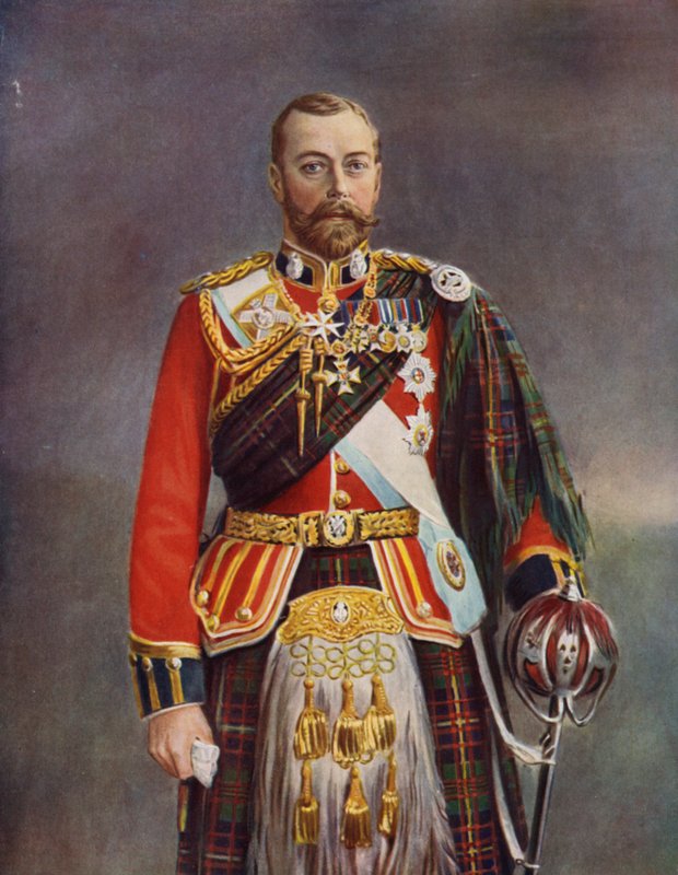 Cameron Highlanders Albay olarak King George by English School