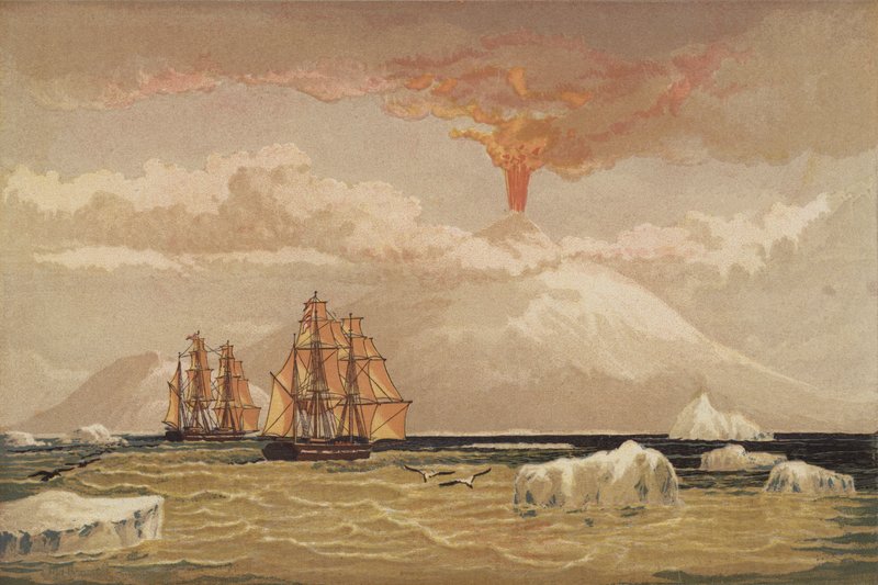 Erebus Dağı by English School