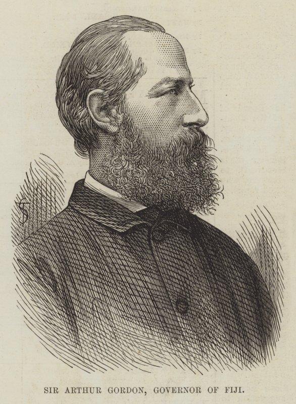 Fiji Valisi Sir Arthur Gordon by English School