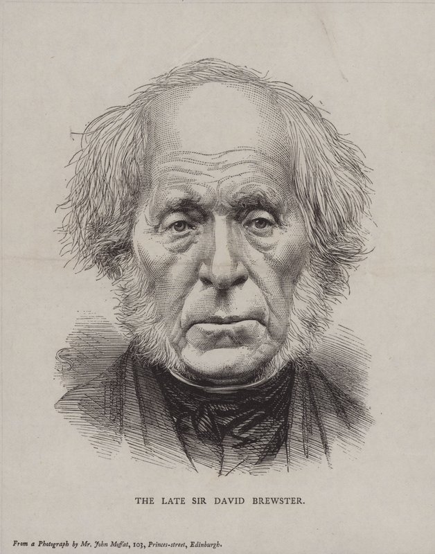 Sir David Brewster, İskoç fizikçi, matematikçi ve astronom by English School