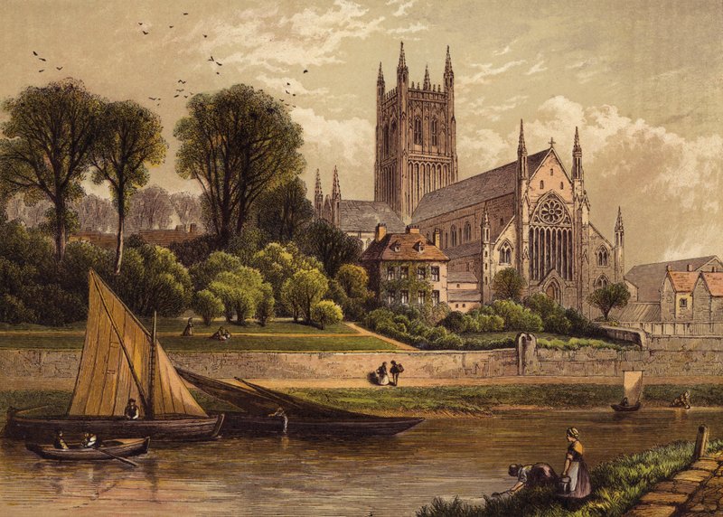 Worcester Katedrali by English School