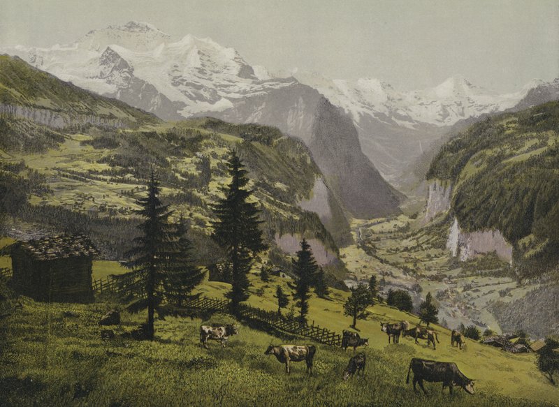 Wengen ve Lauterbunnen Vadisi, Bernese Oberland, İsviçre by European School