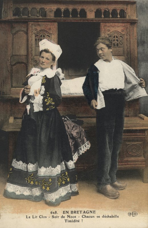 Geleneksel Breton elbise by French Photographer