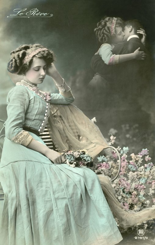 Bir öpücük hayal eden kadın by French Photographer