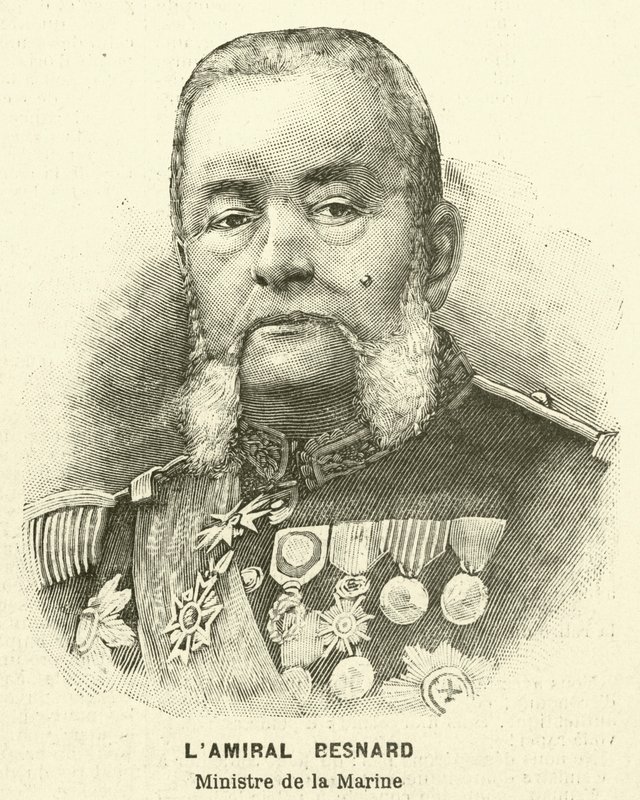 Amiral Besnard, Fransız Deniz Bakanı by French School