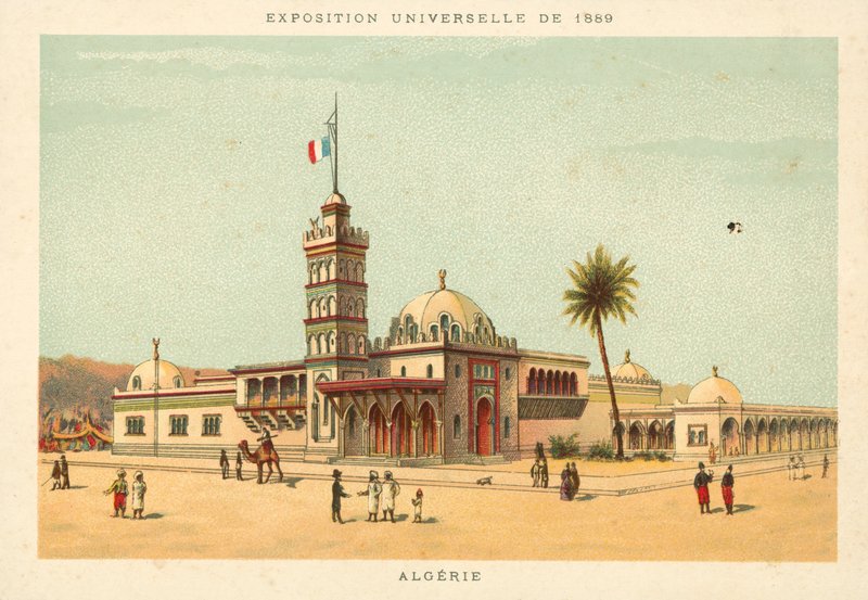 Cezayir, Evrensel Sergi 1889, Paris by French School