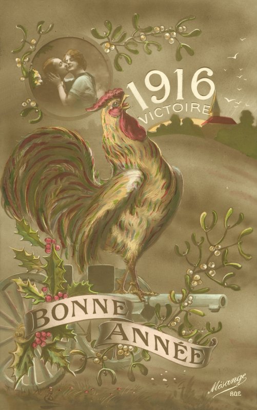 Bonne Annee, 1916, Zafer by French School