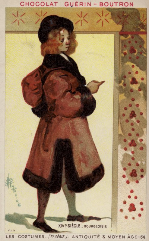 Burjuva kostümü, 14. yüzyıl by French School