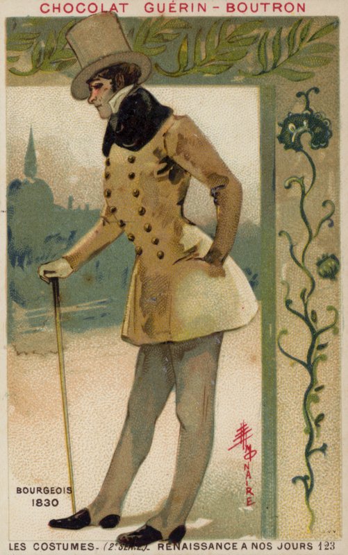 Burjuva kostümü, 1830 by French School