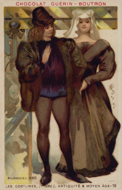 Burjuva kostümleri, 1490 by French School