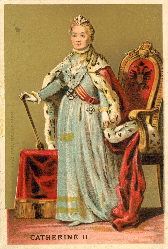 Büyük Catherine, Rusya İmparatoriçesi by French School