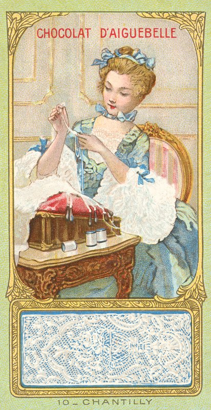 chantilly dantel by French School