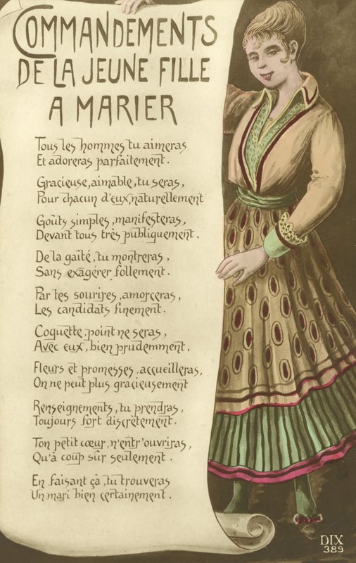 Evlenecek genç kıza verilen emirler by French School