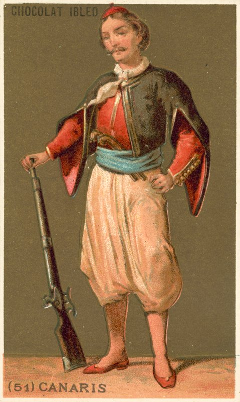 Konstantin Canaris, Yunan amiral ve politikacı by French School