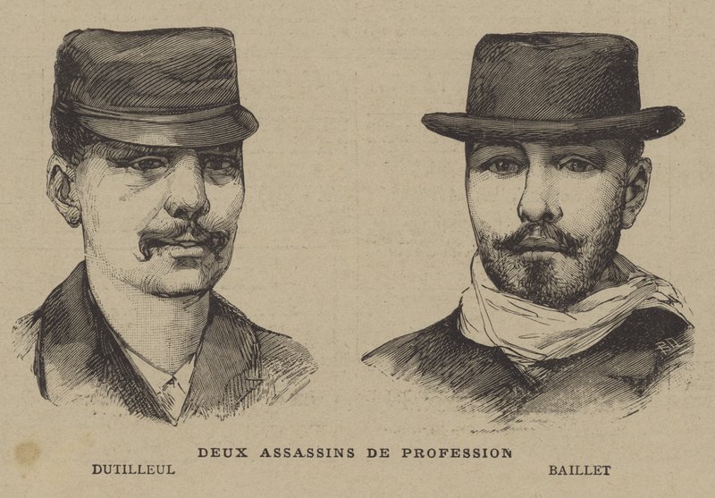 İki profesyonel suikastçı by French School