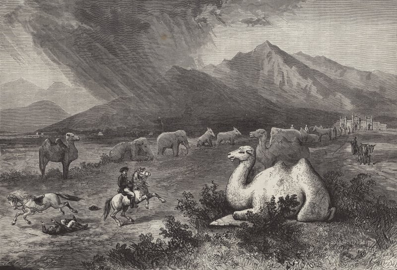 Çin İmparatorlarının mezarlarına giriş by French School