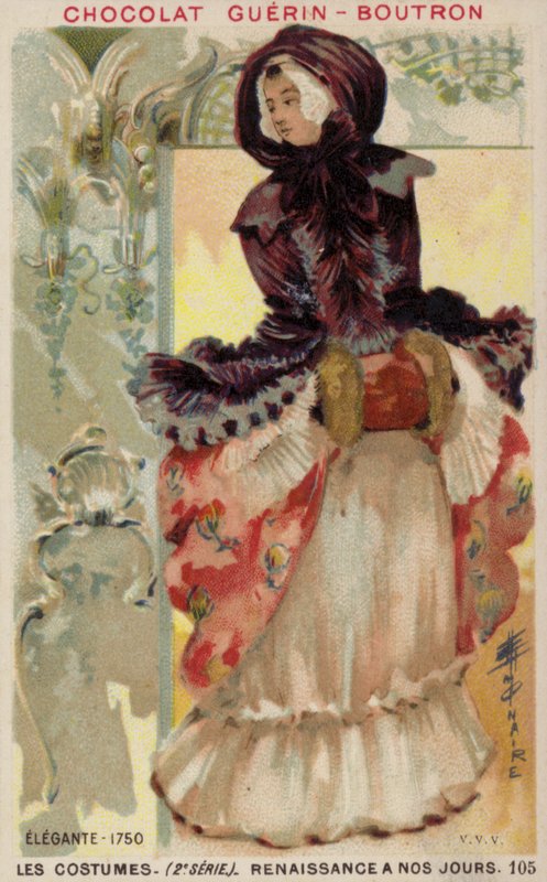 Şık bayan, 1750 by French School