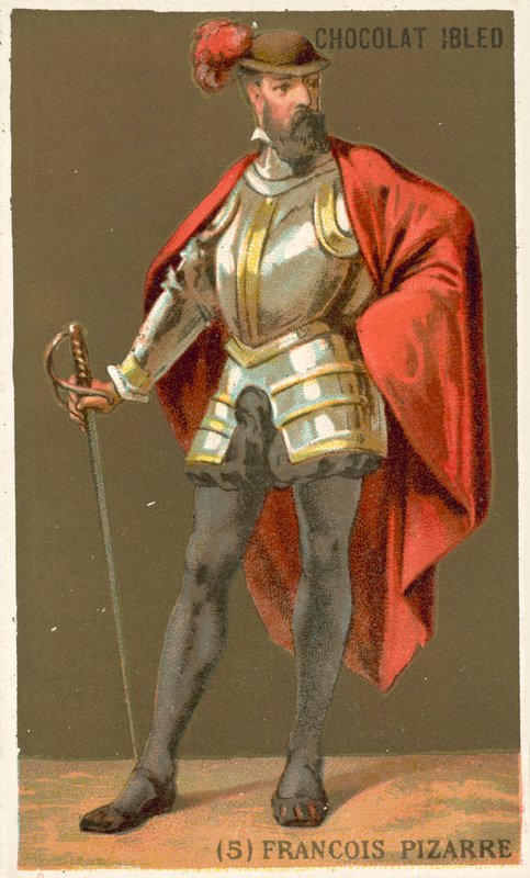Francisco Pizarro, İspanyol fatihi by French School