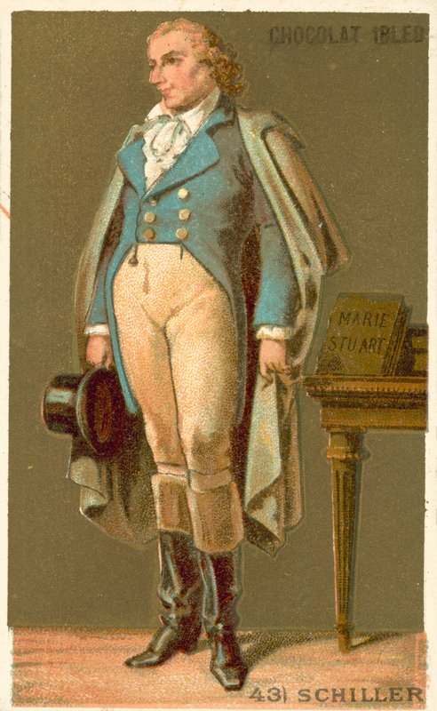 Friedrich von Schiller, Alman şair, filozof, tarihçi ve oyun yazarı by French School