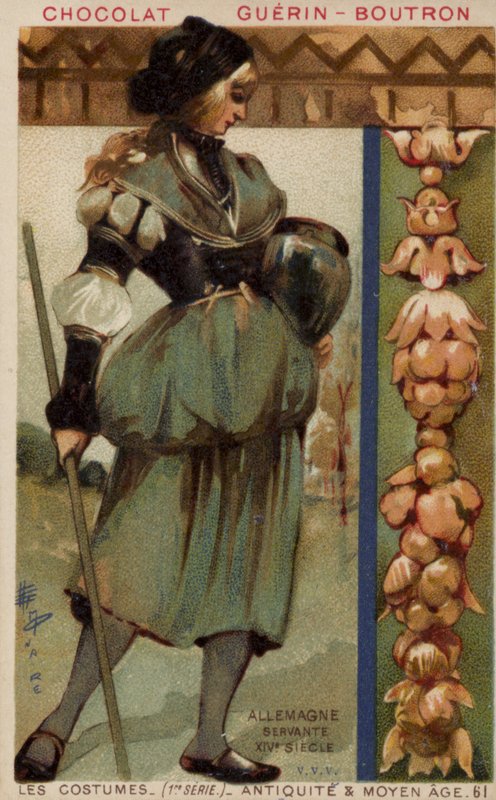 Alman hizmetçi, 14. yüzyıl by French School
