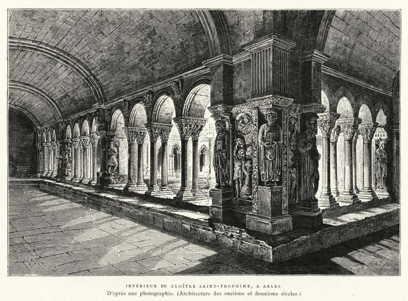 Interieur Du Cloitre Saint-Trophime, Arles