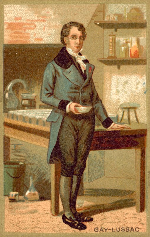 Joseph Louis Gay-Lussac, Fransız kimyager ve fizikçi by French School