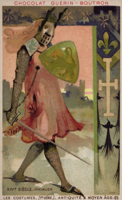 Şövalye, 14. Yüzyıl by French School