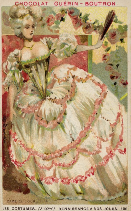 Mahkemenin hanımı, 18. yüzyıl by French School