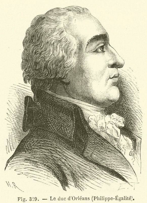 Duc dOrleans, Philippe-Egalite by French School