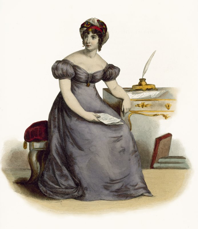 Madam de Stael by French School