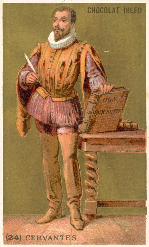 Miguel de Cervantes, İspanyol romancı, şair ve oyun yazarı by French School
