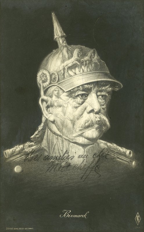 Otto von Bismarck, Alman devlet adamı by French School