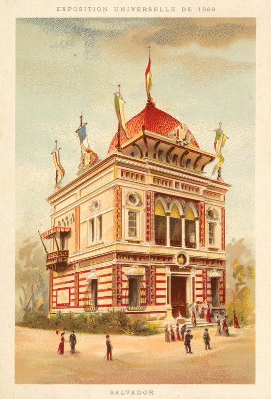 El Salvador Pavyonu, Exposition Universelle 1889, Paris by French School