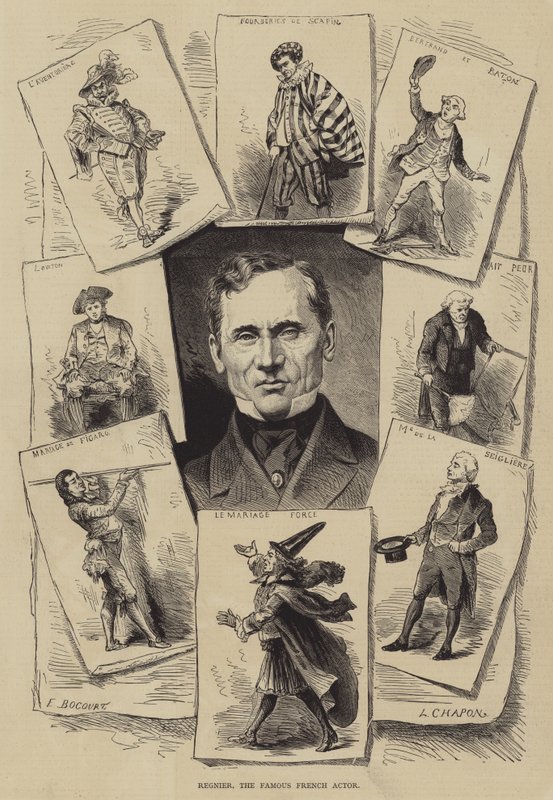 Ünlü Fransız Oyuncu Regnier by French School