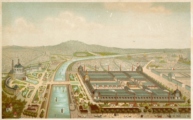 Exposition Universelle, Paris Sitesi by French School