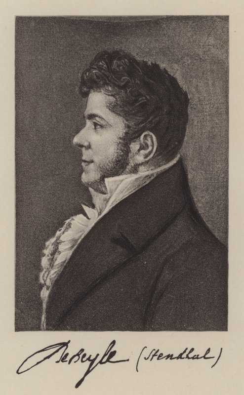 Stendhal (Marie-Henri Beyle), Fransız romancı by French School