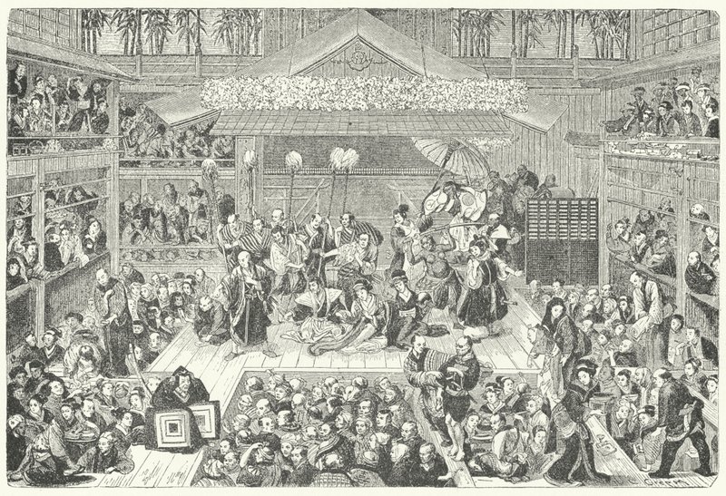 Japon tiyatrosunda bir gösteri by German School
