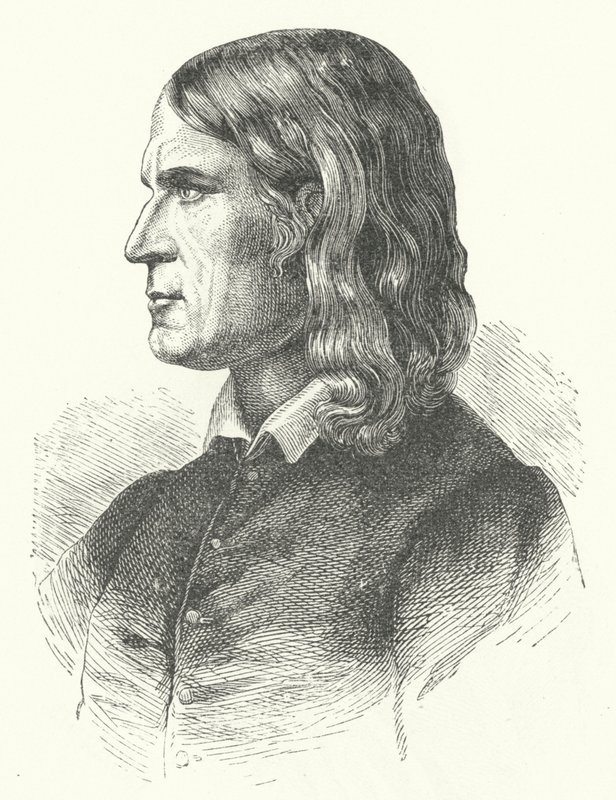 Friedrich Ruckert, Alman şair, çevirmen ve Doğu dilleri profesörü by German School