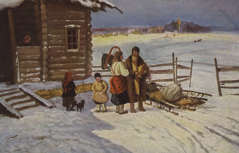 Lvov. Kasabadan Dönüş, 19. Yüzyıl by Russian School